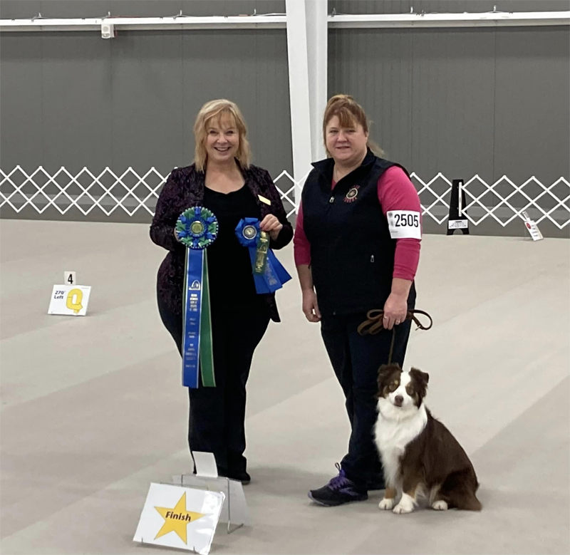 Captain earning his Rally Championship. 